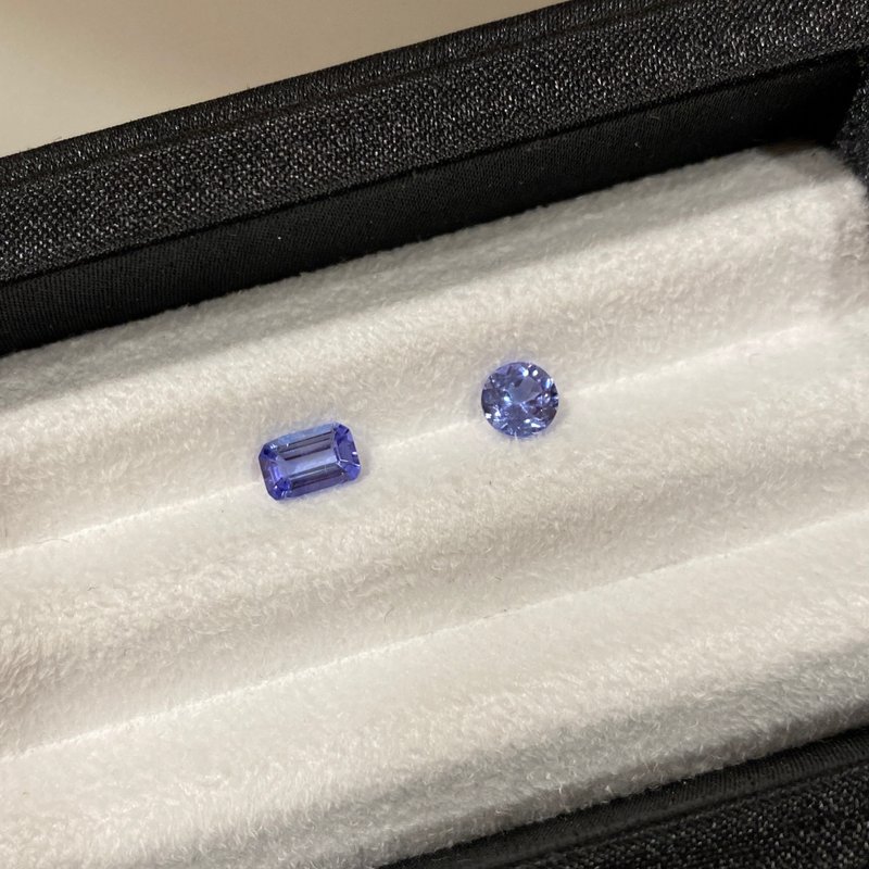 【裸石】丹泉石 Tanzanite LTAN07/LTAN08 - 项链 - 宝石 紫色