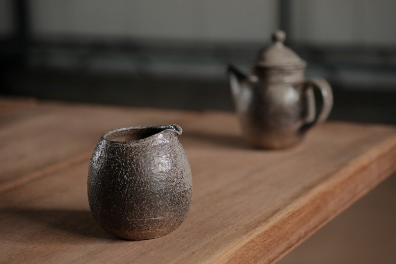 酱汁盅 l 柴烧陶 小茶海 - 茶具/茶杯 - 陶 咖啡色