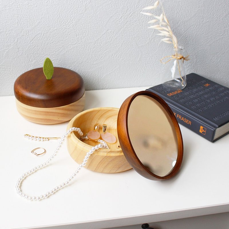 PalaDec Ihana Forest 配件箱 IHANA 木盒带镜子 IHB-5 - 收纳用品 - 木头 咖啡色