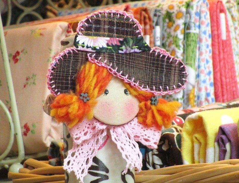 wonderland22 淑女小娃造型发圈／发束 - 发饰 - 其他材质 橘色