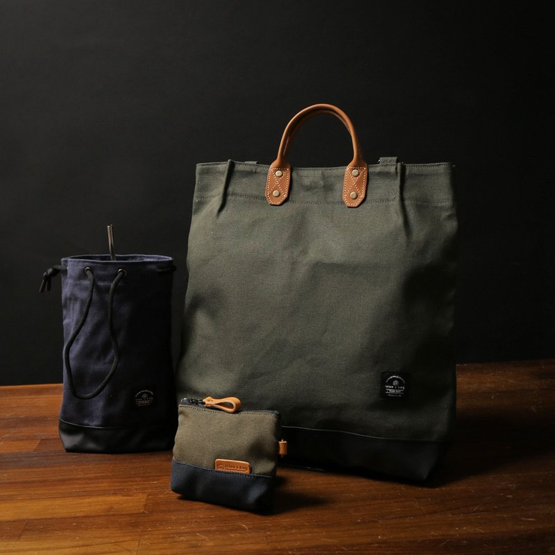 【五倍券优惠】【福袋-L】旅行趣 / 颜色随机 / GB-L - 侧背包/斜挎包 - 棉．麻 白色