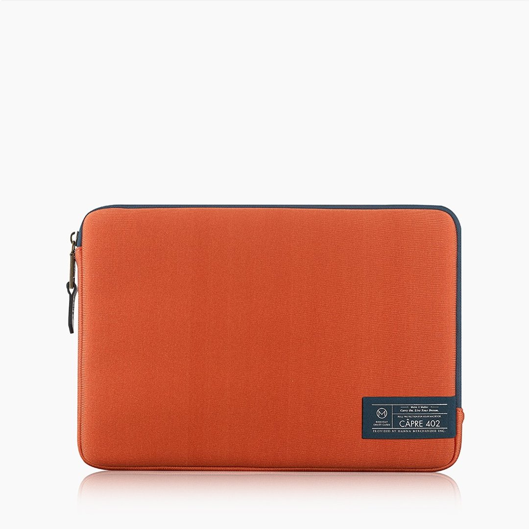 CAPRE Macbook Air/Pro 15.4寸防泼水减震笔电收纳包-阳光橘 - 电脑包 - 防水材质 橘色