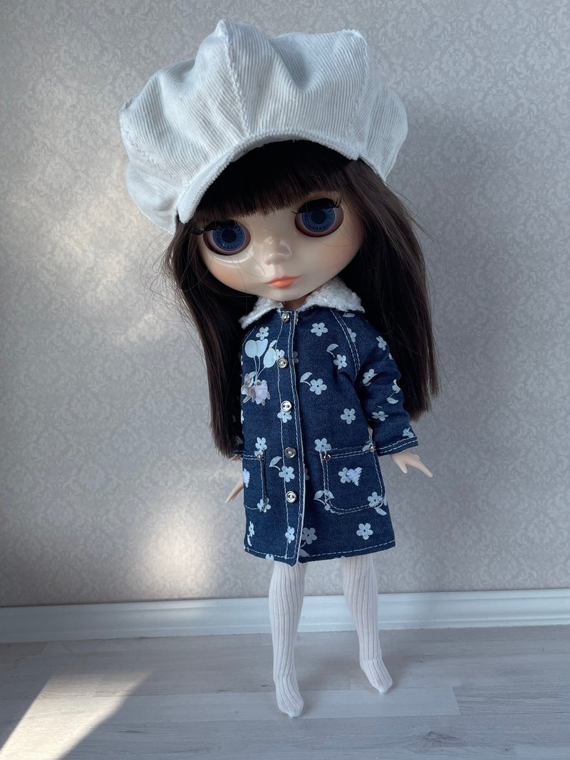 布莱斯娃娃的衣服 - 玩偶/公仔 - 棉．麻 白色