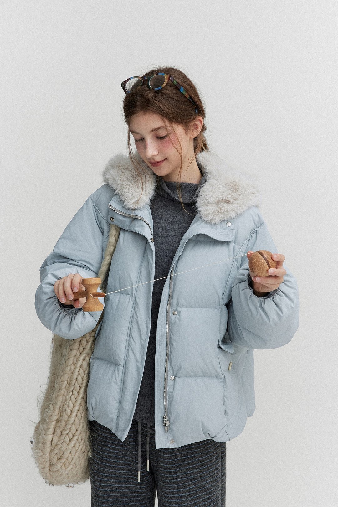 北欧雪季 / 连帽羽绒服外套 / 90白鸭绒 - 女装休闲/机能外套 - 其他材质 多色