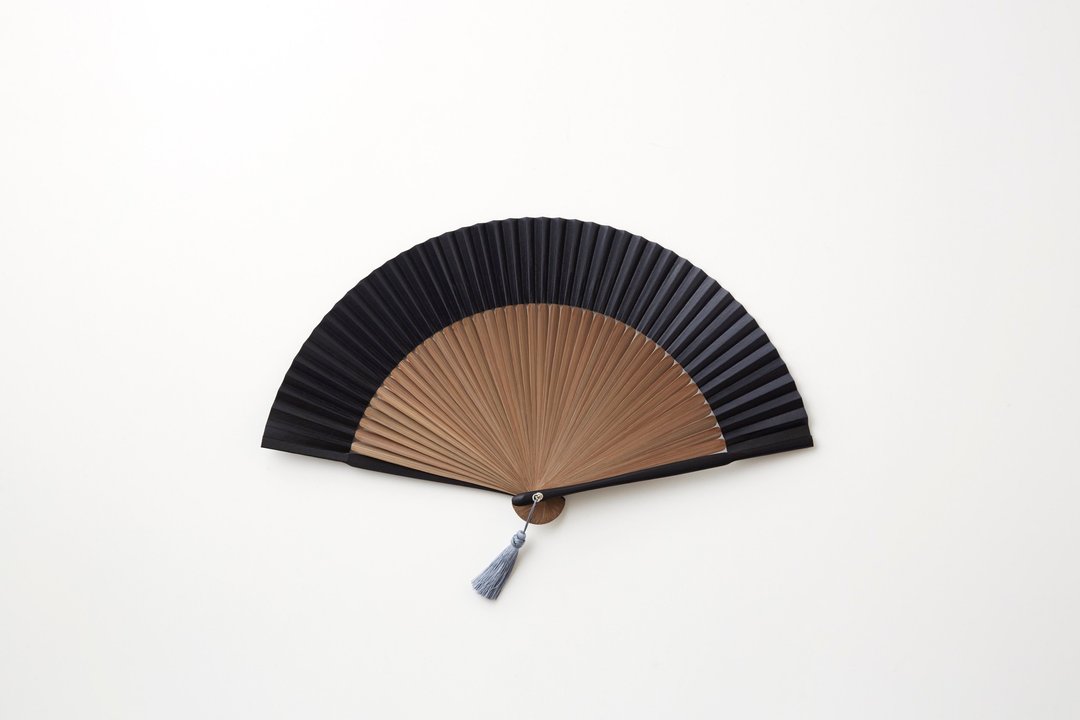 京都折扇，泡桐盒套装 - 扇子 - 竹 
