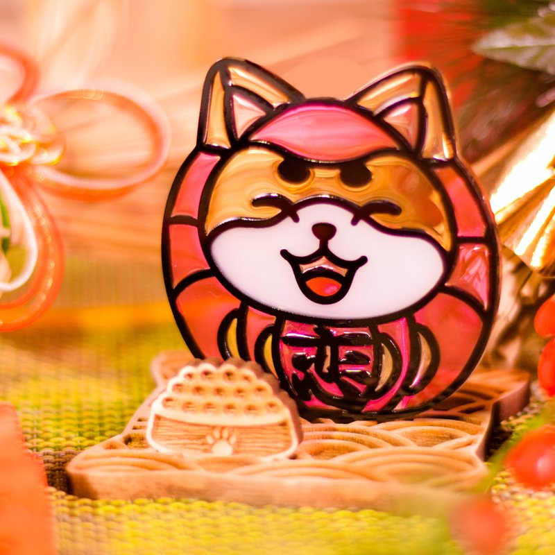【Moko Bastet】动物达摩 (柴犬) 座台式 - 摆饰 - 树脂 多色
