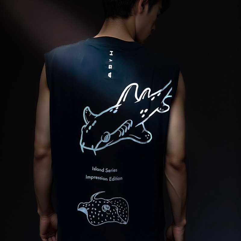 HAGWOUTDOOR Island Series Tank 岛屿系列背心-印象款-马尔代夫 - 男装背心 - 棉．麻 