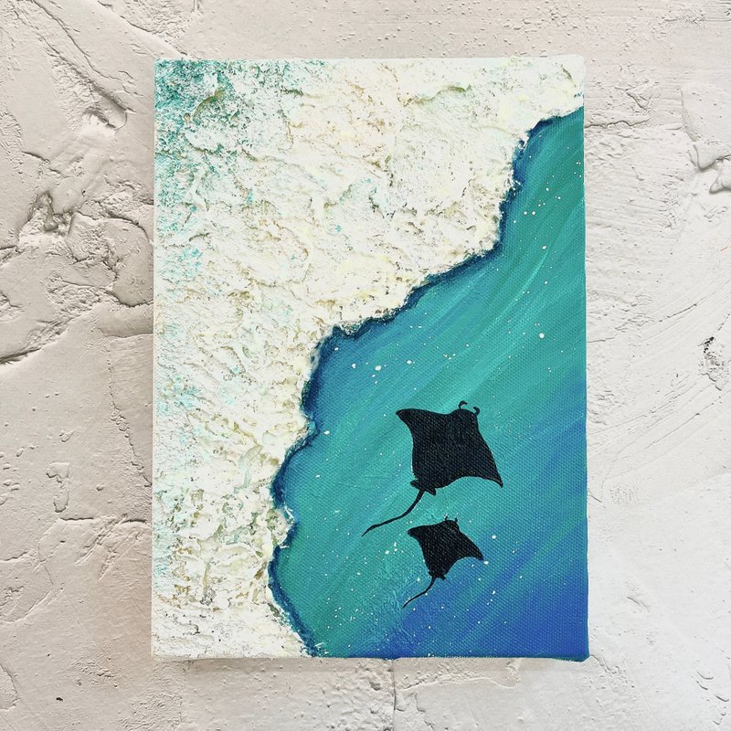 海洋肌理画课程 初学者入门课程 无绘画基础可学 - 金工/饰品 - 棉．麻 