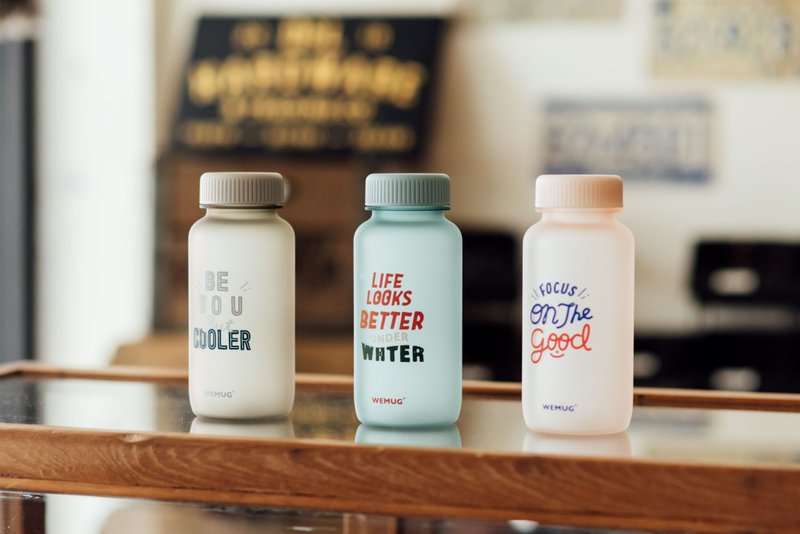 毕业礼物3款550ml 美国Tritan 雾面随行杯壶水瓶防漏安全 - 水瓶/水壶 - 塑料 多色