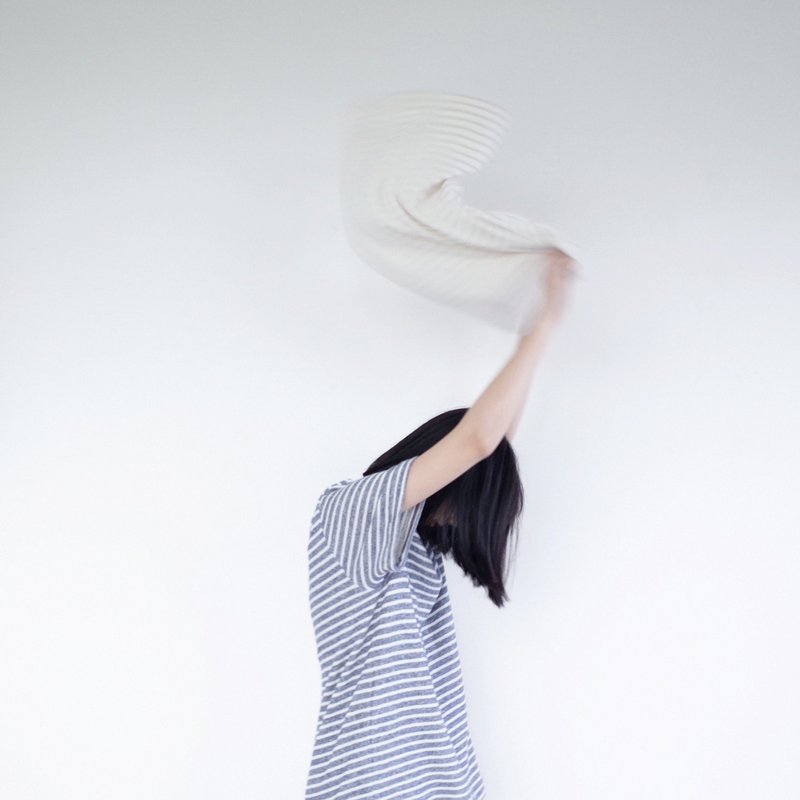 日本条纹 圆领衫两件组 - 中性连帽卫衣/T 恤 - 棉．麻 多色