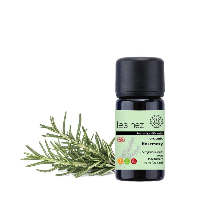 【Les nez 香鼻子】天然有机单方迷迭香精油 10ML - 香薰/精油/线香 - 精油 黑色