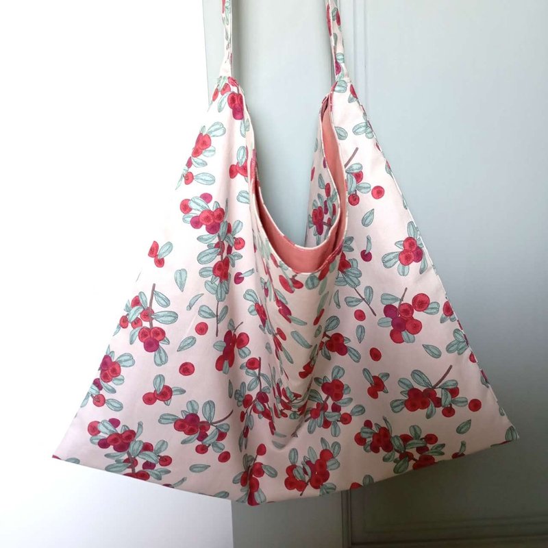 梦幻般的花卉 把平凡日子变得不同凡响 环保袋 大托特包 - 侧背包/斜挎包 - 棉．麻 多色