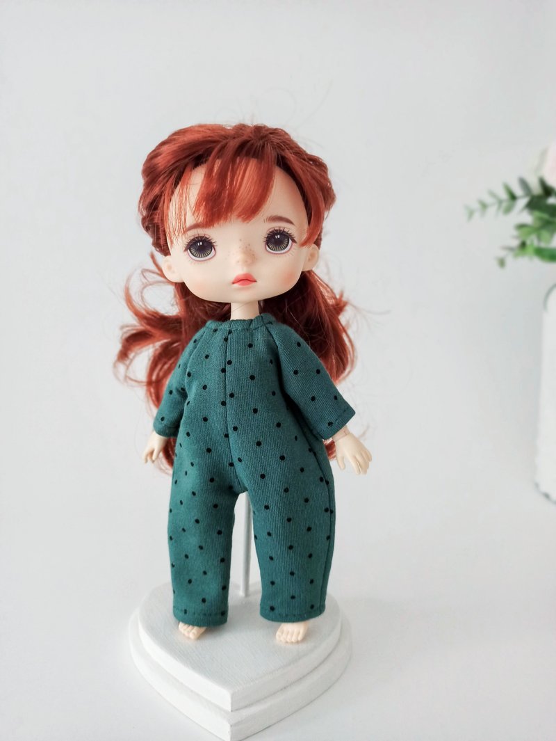 Knitted jumpsuit for Xiaomi Monst doll - 玩具/玩偶 - 棉．麻 