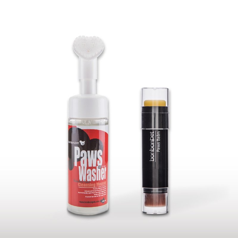 蹦蹦跳狗狗专用 草本洁净快乐脚+蹦蹦跳 防菌防霉 护掌按摩好棒棒 - 清洁/美容 - 其他材质 红色