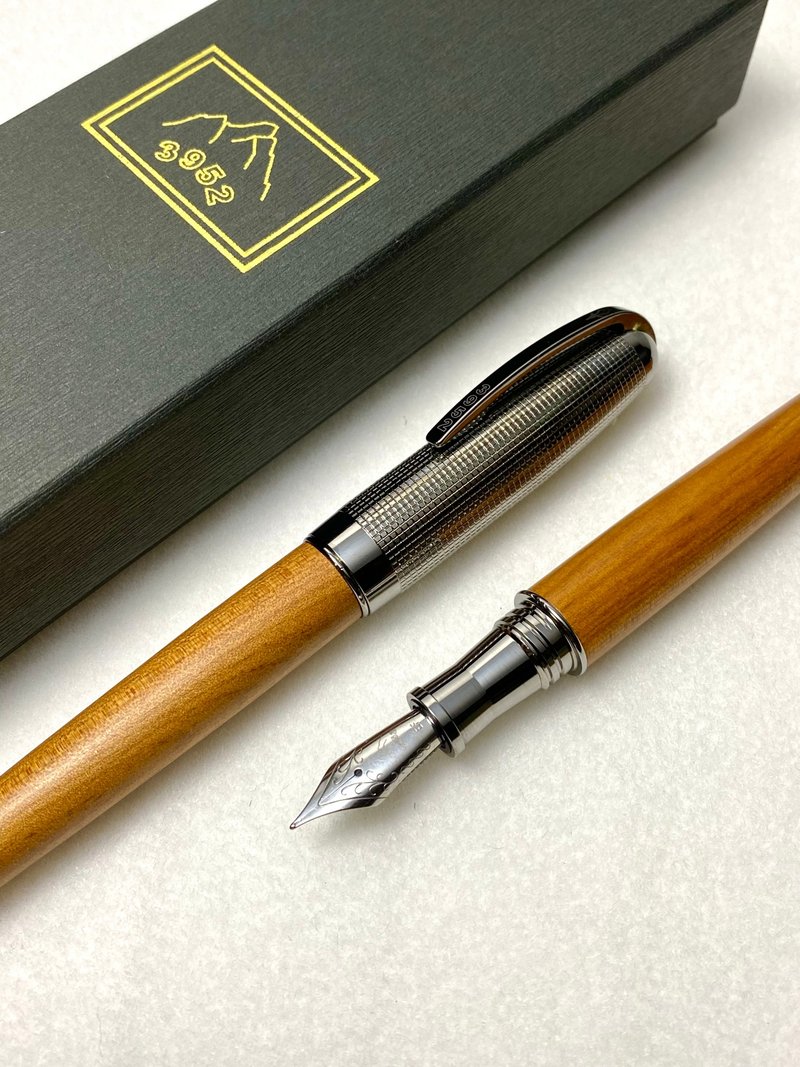 3952老山羊-葛玛兰 肖楠木 白钢尖钢笔 特赠护木蜡 - 钢笔 - 其他材质 