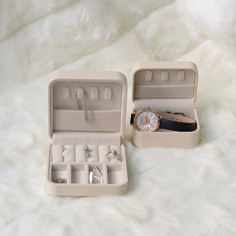 Big Travel Jewelry Box - 其他 - 其他材质 卡其色
