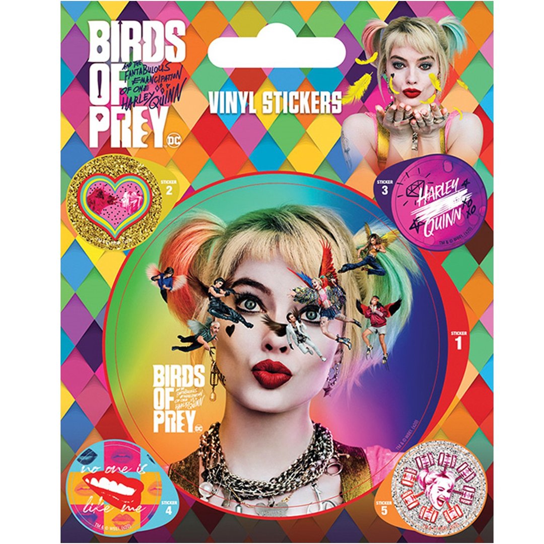 【猛禽小队】小丑女大解放(Seeing Stars)  Birds Of Prey 贴纸组 - 贴纸 - 其他材质 多色