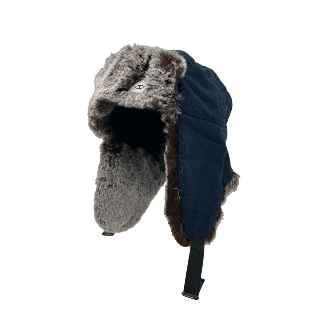 日本限定 POLER MILITARY FUR VISOR CAP 军装毛绒盖耳飞行帽 /蓝 - 帽子 - 其他材质 蓝色
