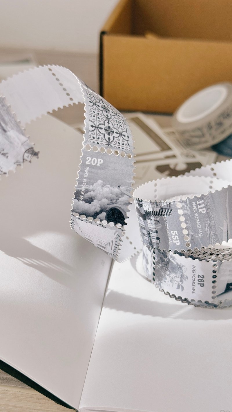 TYPO. Postage moment 2cm 邮票造型胶带 die-cut tape - 纸胶带 - 纸 