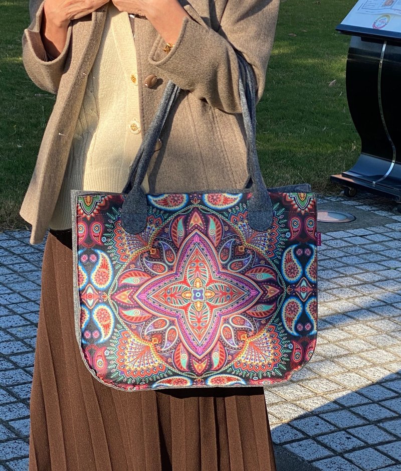 Set Bag Lady Polka - 手提包/手提袋 - 聚酯纤维 多色