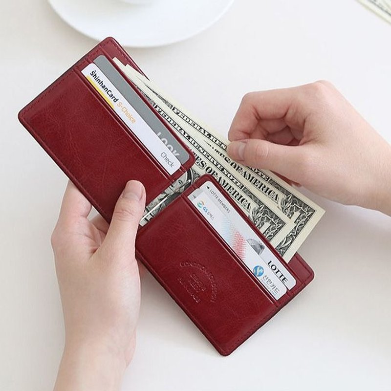 Funnymade 大人钞票票卡夹-名媛红,FNM35246 - 皮夹/钱包 - 人造皮革 红色