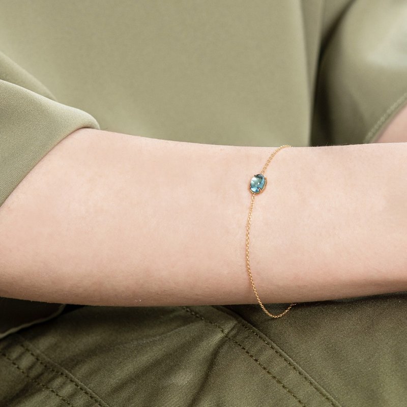 京华钻石 10K黄 迪士尼公主系列 阿拉丁茉莉公主宝石手链 - 手链/手环 - 宝石 