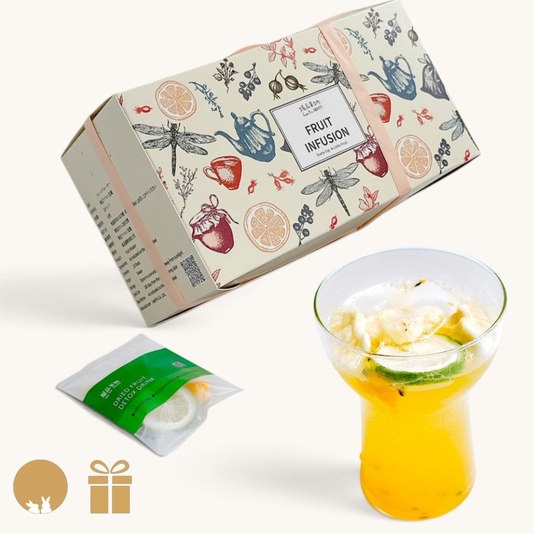 气泡特调系 | Fruit Infusion | 百香果风味 10 入 (果干水) - 水果干 - 新鲜食材 