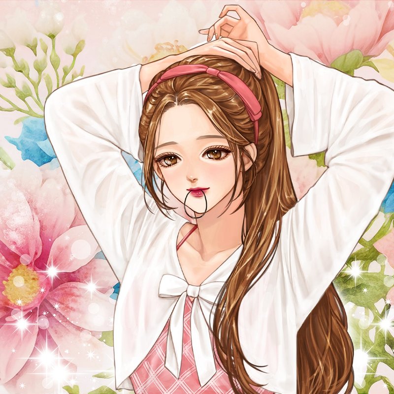 萨娜（5色） - 贴纸 - 纸 多色