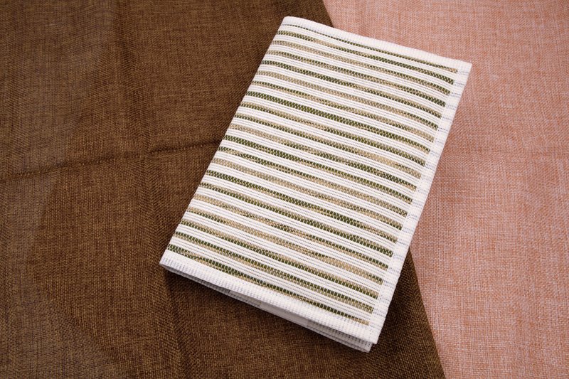 【纸布家】包边书套、书衣、手帐套、笔记本套 (A5/G16K) 咖啡白 - 笔记本/手帐 - 纸 咖啡色