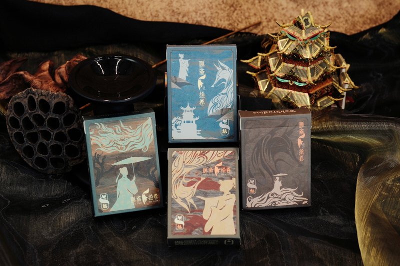 聊斋绘卷 潮玩花切扑克牌 魔术扑克牌收藏 花式扑克花切牌 - 桌游/玩具 - 纸 多色