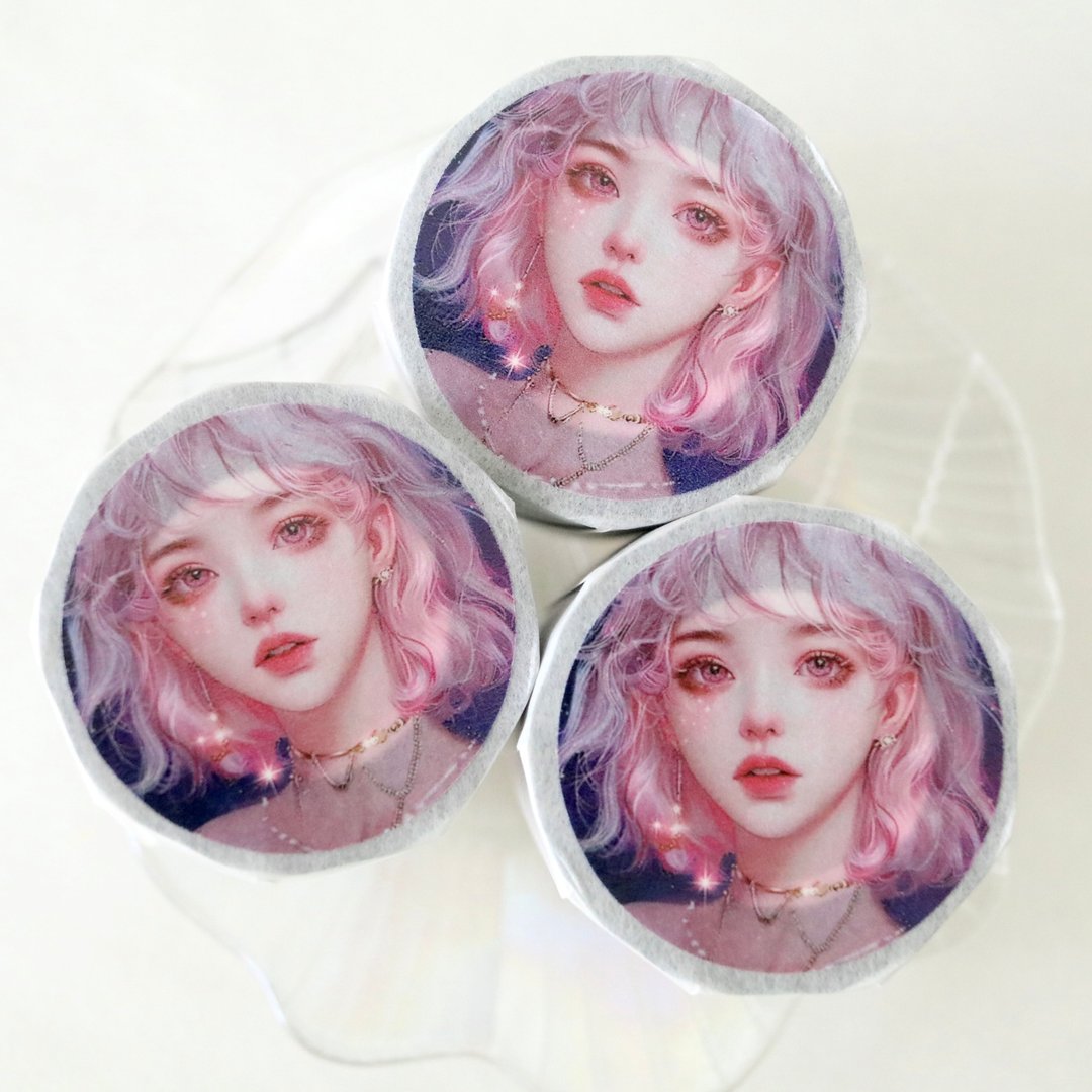 STARRY PET TAPE (5.5cm X 10m) - 纸胶带 - 聚酯纤维 透明