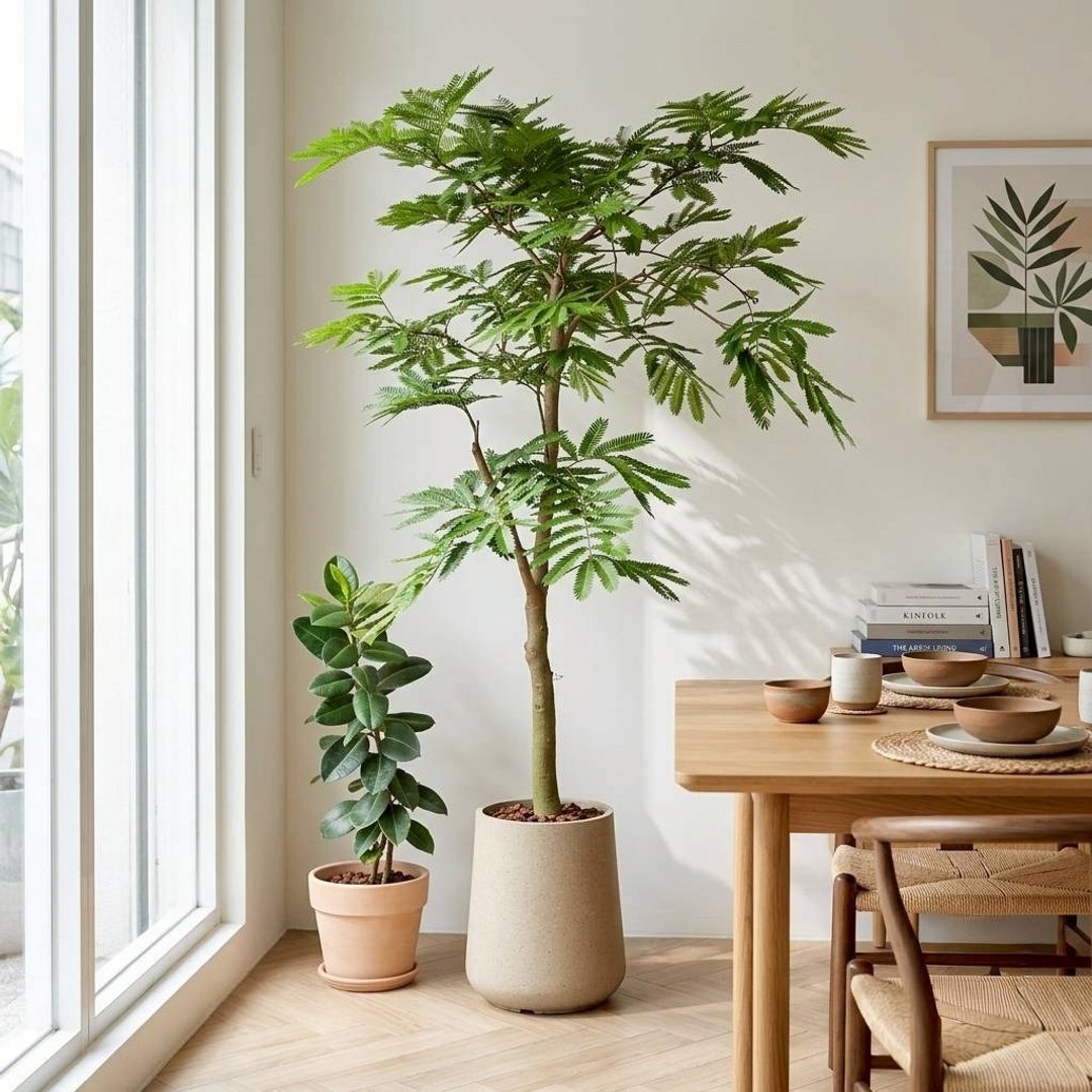 小豆树 落地盆栽 大盆栽 拿铁棕磨石子花盆 开幕送礼 乔迁礼物 - 植栽/盆栽 - 植物．花 灰色