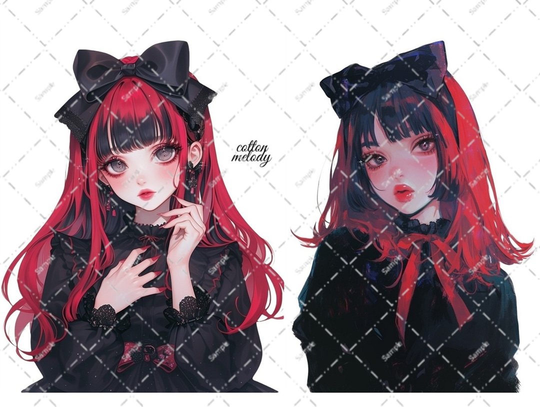 original sticker no.5667 人物贴纸 原创贴纸 人物贴纸 女孩贴纸 原创人物贴纸 - 贴纸 - 纸 