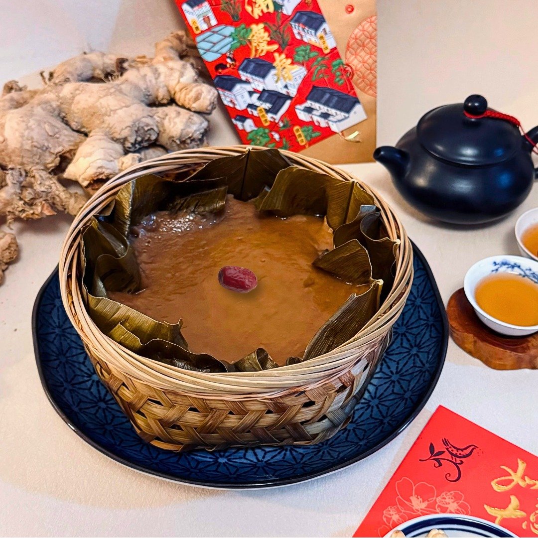 【 Pinkoi 限定贺年套装】步步糕升本地萝卜糕、姜汁年糕 - 其他 - 新鲜食材 红色