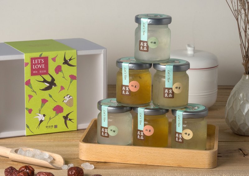 文青妈咪 鲜炖燕窝礼盒 即食70ml六入 养胎孕产妇女弥月礼补品 - 其他 - 新鲜食材 绿色