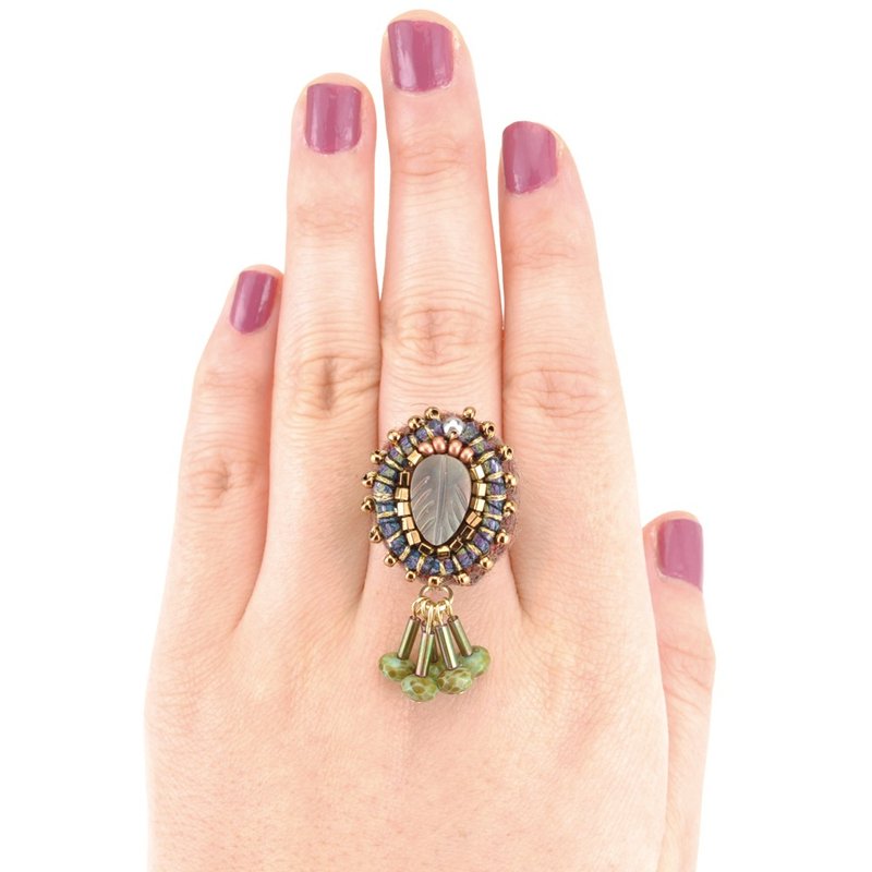 I found the fruit of autumn - 戒指 - 棉．麻 咖啡色