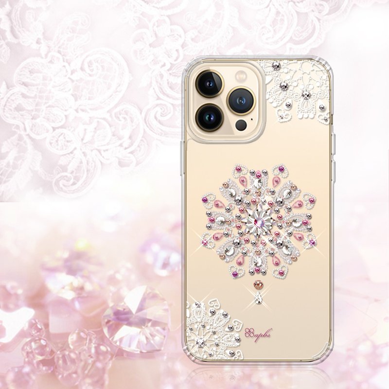 iPhone 13全系列 水晶彩钻防震双料手机壳-映雪恋 - 手机壳/手机套 - 其他材质 多色