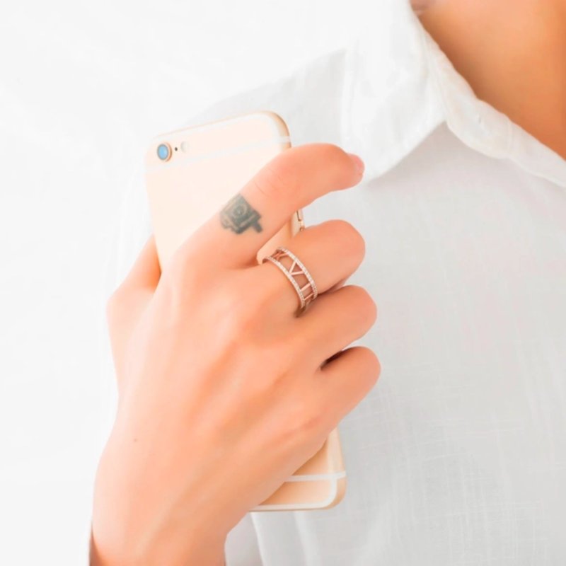 客制化字母名字 纯银戒指 纪念 数字 女友 母亲 情侣 礼物 生日 - 戒指 - 纯银 