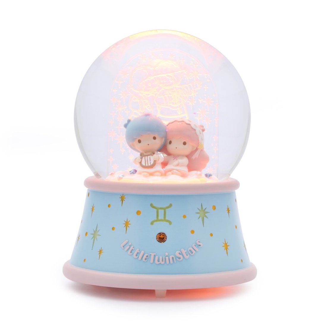 LITTLE TWIN STARS 双子座 水晶球音乐盒 生日 情人节 弥月礼物 - 摆饰 - 玻璃 