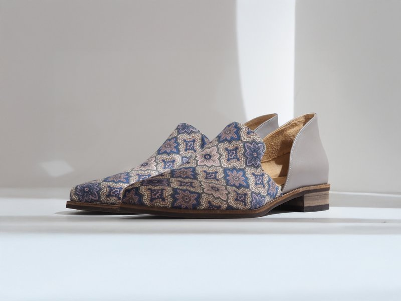 展示品出清 - 爱花乐福鞋 Eu41# - 女款牛津鞋/乐福鞋 - 其他材质 紫色