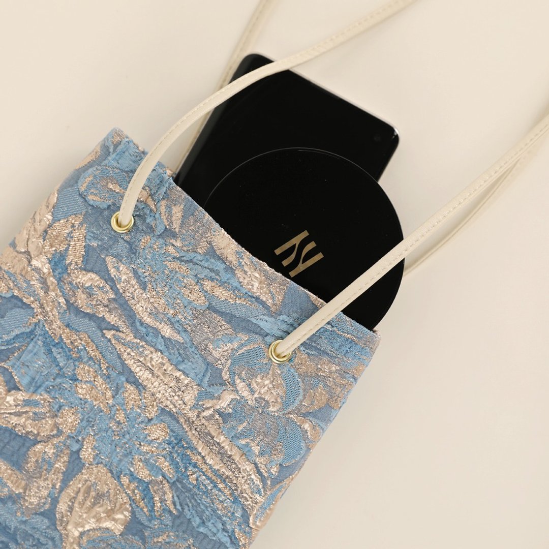 Dream dream 2WAY phone Pochette sacoche - 侧背包/斜挎包 - 其他材质 蓝色