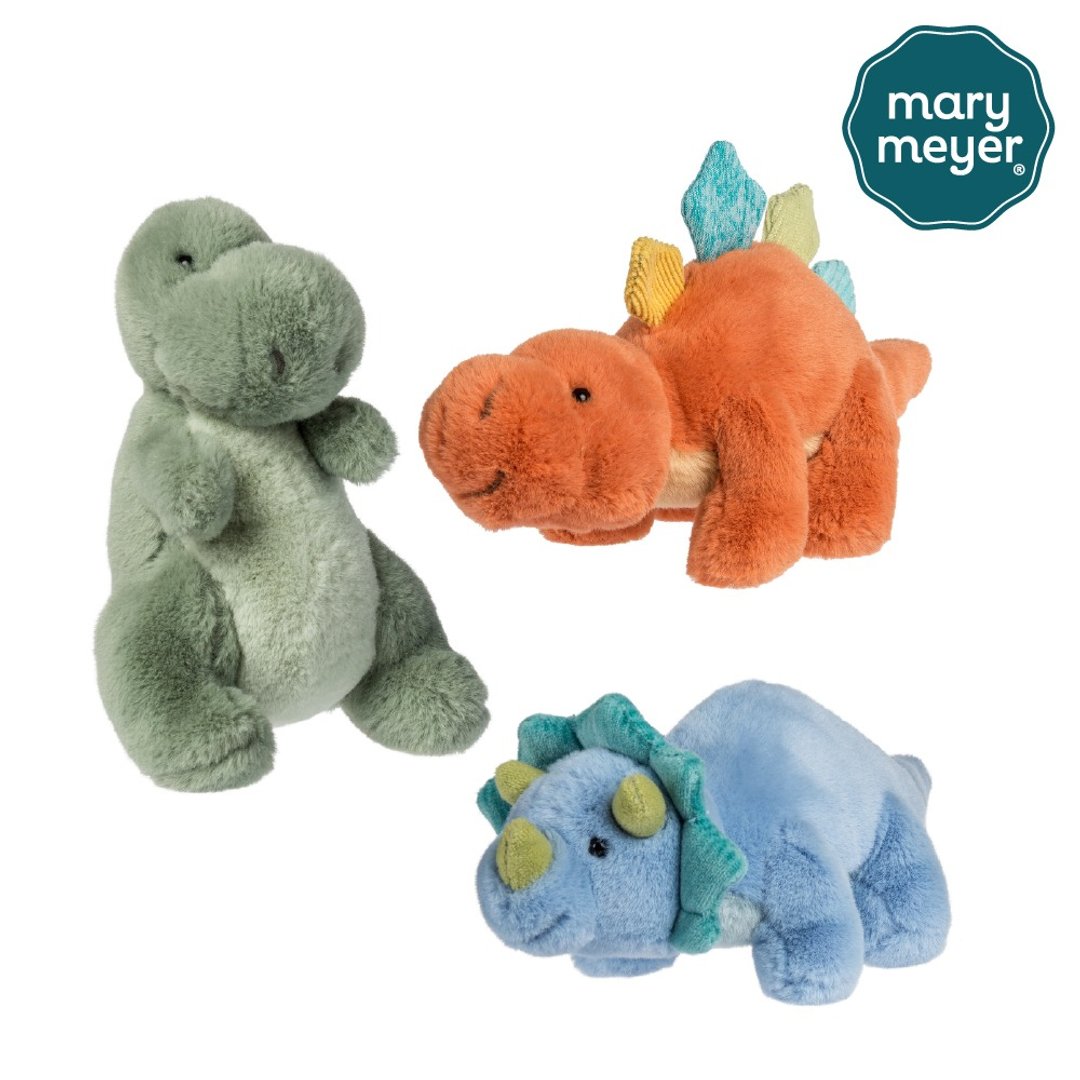 官方直营快速出货【MaryMeyer】安抚玩偶 - 迷你恐龙家族 (三入组) - 玩具/玩偶 - 棉 多色