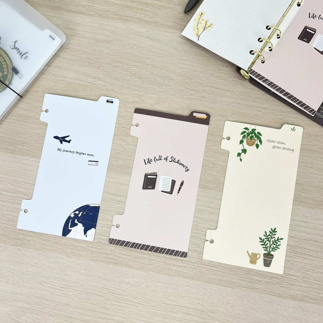 iMAT A6 Bible Size速拆垫板_2孔 手帐本配件 好拆装 书签/尺标 - 其他书写用品 - 塑料 