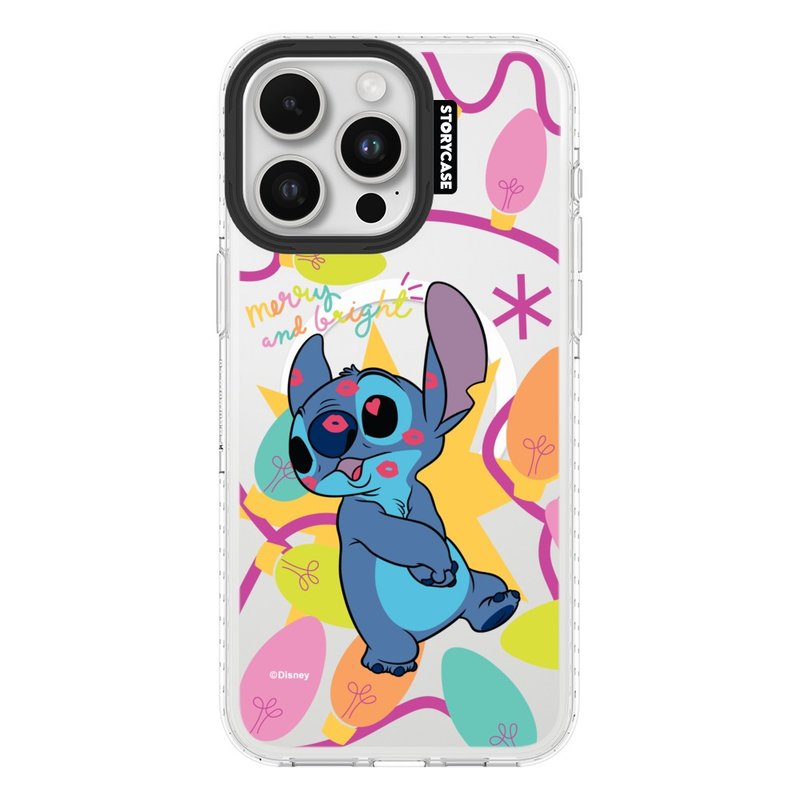 闪亮亮 - 爱情中的史迪奇 iPhone 手机壳 透明磁吸保护壳 Magsafe - 手机壳/手机套 - 其他材质 