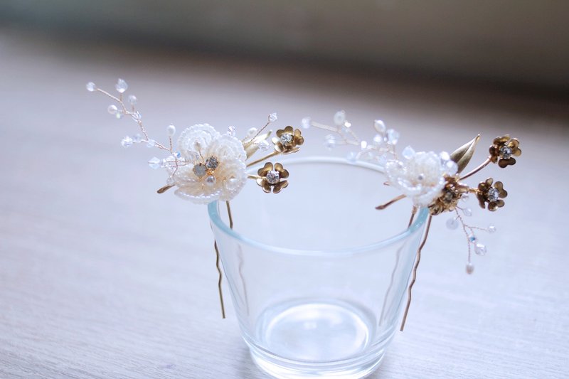 Vintage Headpiece,Wedding Headpiece,复古头饰,新娘头饰,发饰 - 发饰 - 水晶 白色