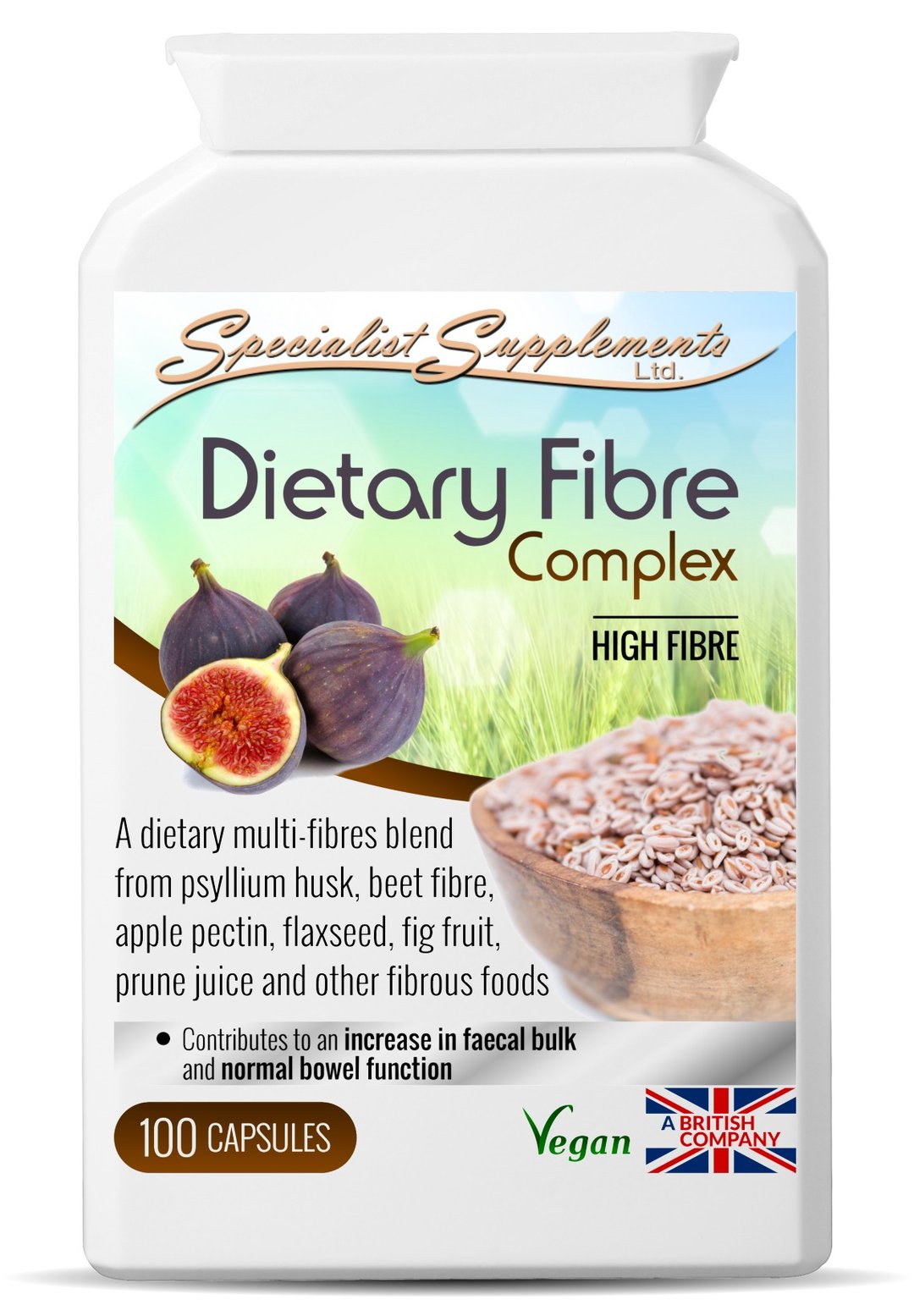 英国Specialist Supplements多元膳食纤维胶囊 - 健康/养生 - 浓缩/萃取物 蓝色