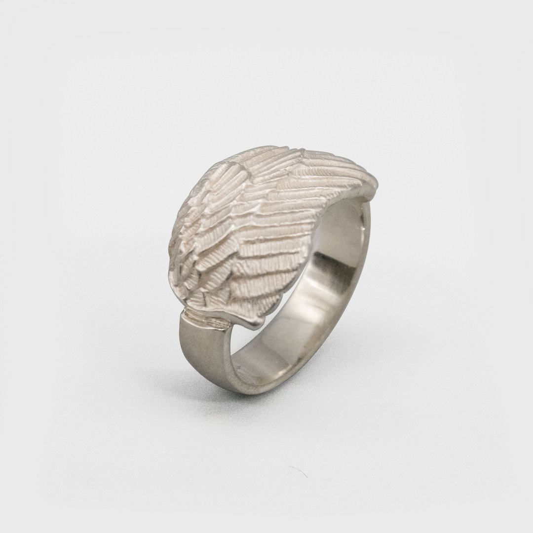 Icarus Ring R / DR-15 - 戒指 - 纯银 银色