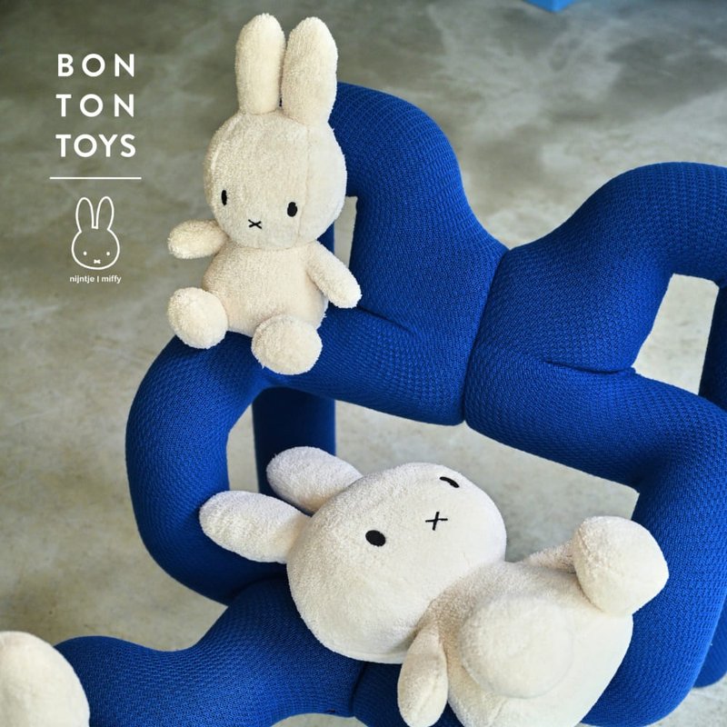 BON TON TOYS TERRY米菲兔填充玩偶-奶油23/33cm - 玩偶/公仔 - 聚酯纤维 白色