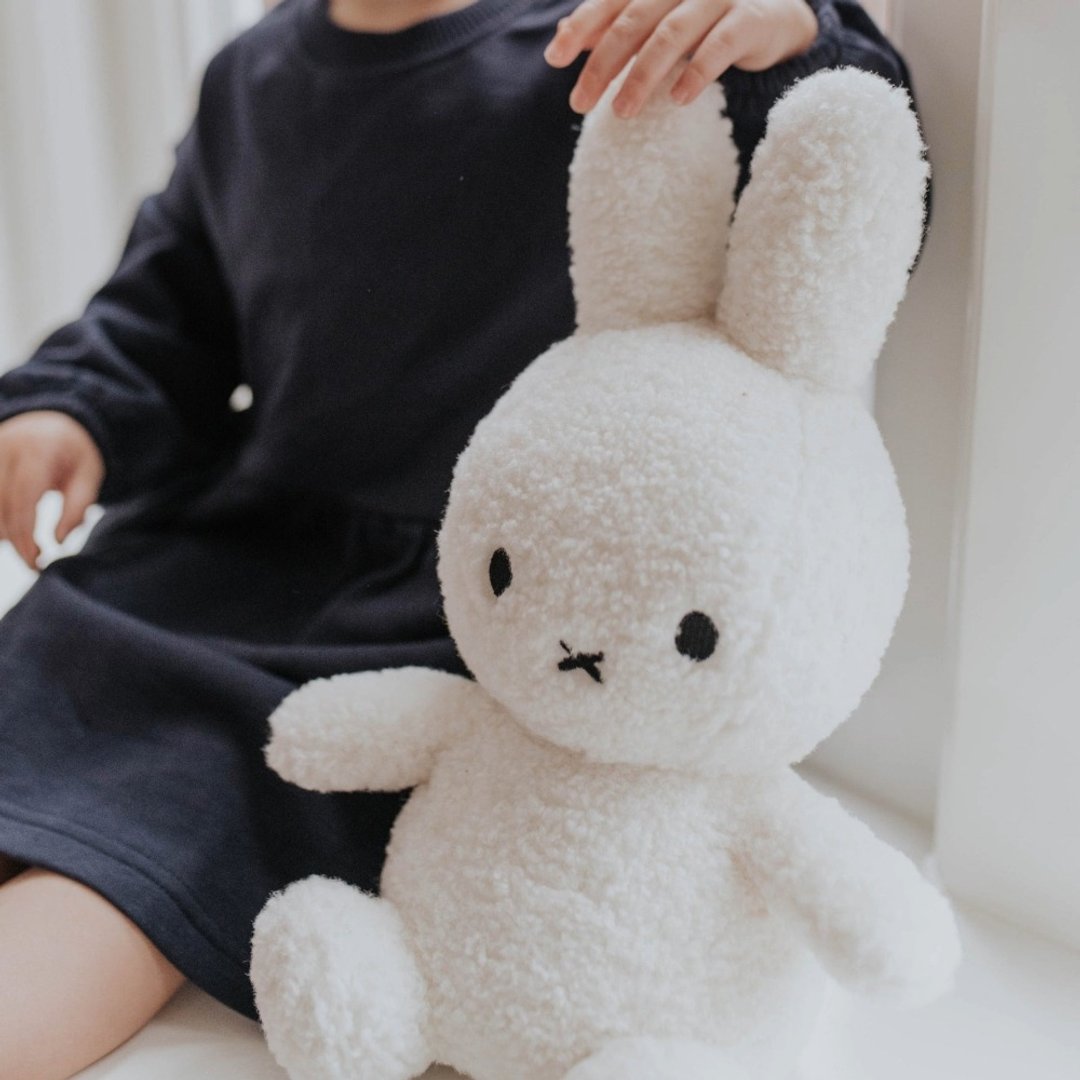 24H 出货 BON TON TOYS TERRY 米菲兔填充玩偶 - 奶油 23/33cm - 玩偶/公仔 - 聚酯纤维 白色