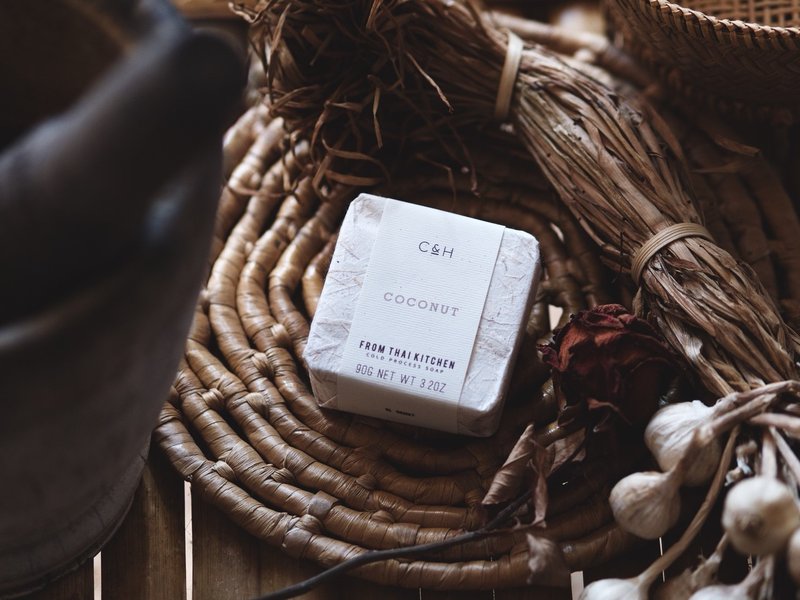 FROM THAI KITCHEN SOAP - 90g Coconut - 肥皂/手工皂 - 其他材质 